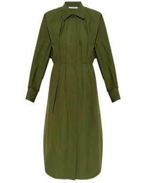 Givenchy Kleedjes ,Groen ,Nylon Overhemdjurk