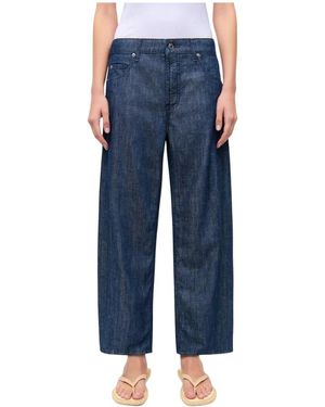 Cambio Wide Trousers - Blue
