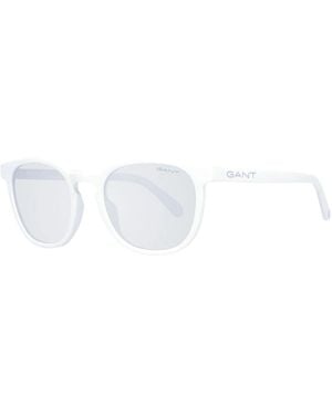 GANT G7001 Witte Ronde Zonnebril