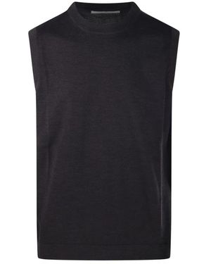 Original Vintage Truien & Vesten ,Zwart ,Gebreid Gilet