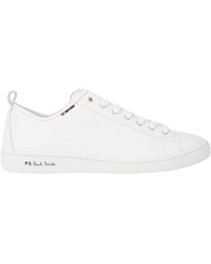 Paul Smith Shoes,marineblaue leder-sneaker - Weiß