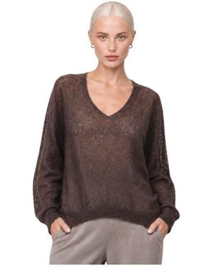 Kocca V-Neck Knitwear - Brown