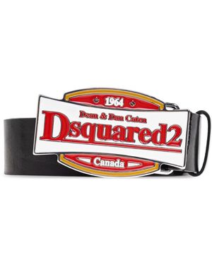 DSquared² Leder Gürtel - Rot