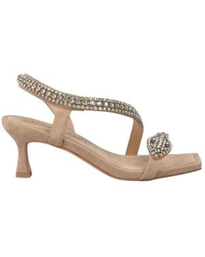Alma En Pena. High Heel Sandals - Metallic