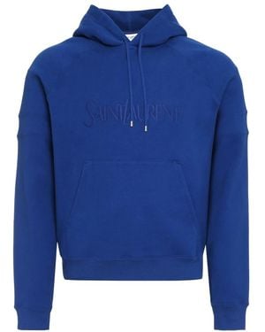 Saint Laurent Hoodies - Azul