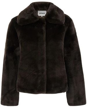 Apparis Faux Fur & Shearling Jackets - Black