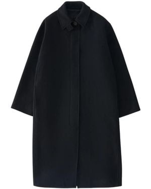 Studio Nicholson Jassen ,Zwart ,Katoen Ria Wool Coat