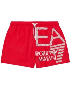 EA7 Beachwear - Rosso