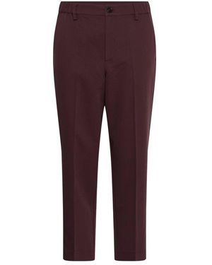 Kaffe Cropped Broek - Paars