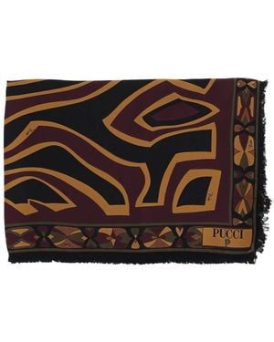 PUCCI Seidenschal Mit Print-Mix - Mehrfarbig