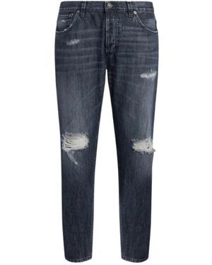 Dondup Jeans ,Blauw ,Denim Brighton Carrot Jeans