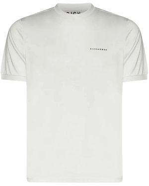 John Richmond Tops ,Wit ,T-Shirt Respir