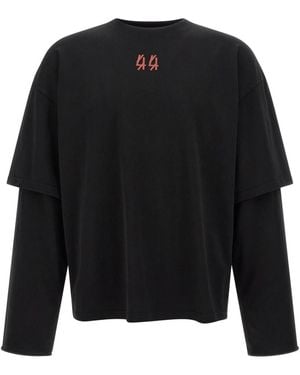 44 Label Group Long Sleeve T-Shirts - Black