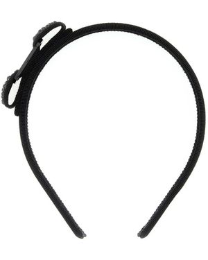 Ferragamo Accessoires ,Zwart ,Vara Strik Hoofdband