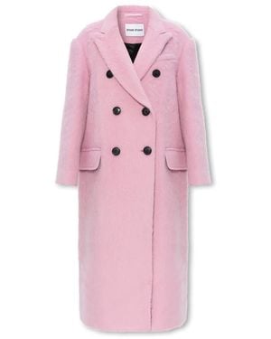 Stand Studio Double-Breasted Coats - Pink