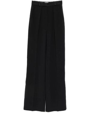 Elisabetta Franchi Wide Trousers - Black