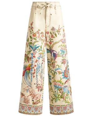 Etro Wide Trousers - Yellow