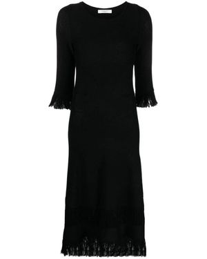 Charlott Midi Dresses - Negro
