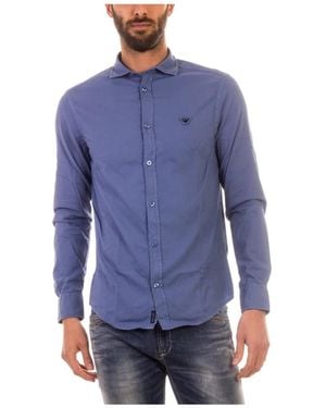 Armani Jeans Casual Shirts - Blue