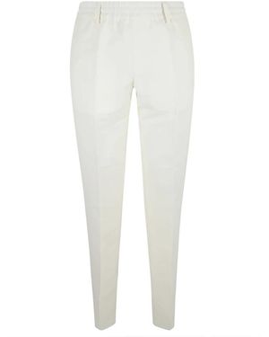 Burberry Slim-Fit Trousers - Bianco