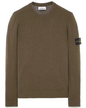 Stone Island Round-neck knitwear - Grün