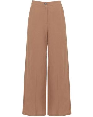 Marella Wide Broeken - Bruin