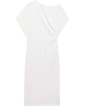 Alpha Studio Midi Dresses - Blanco