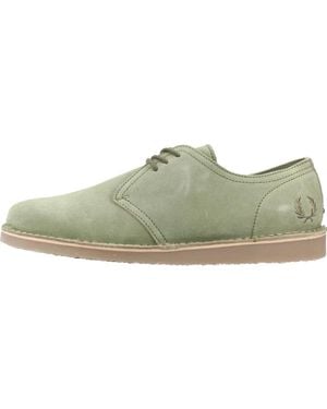 Fred Perry Laced Shoes - Vert
