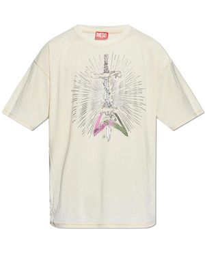 DIESEL T-Shirts - Blanc