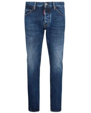 DSquared² Jeans ,Blauw ,Katoen Straight Jeans