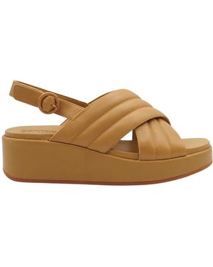 Camper Schoenen ,Bruin Gekruiste Damessandalen