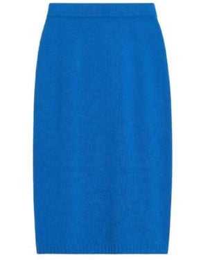 Weekend by Maxmara Eleganter Woll-Langrock - Blau