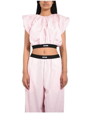 MSGM Blouses - Pink