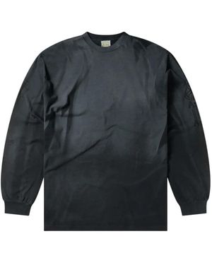 Aries Long Sleeve T-Shirts - Black