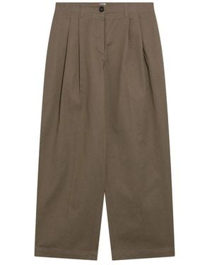 TOTEME Wide Trousers - Green