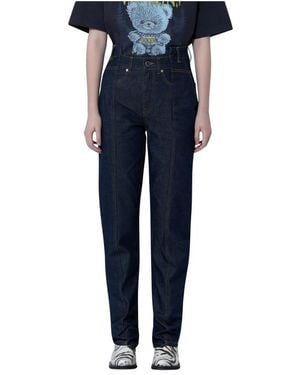Ganni Straight Fit Jeans - Blue