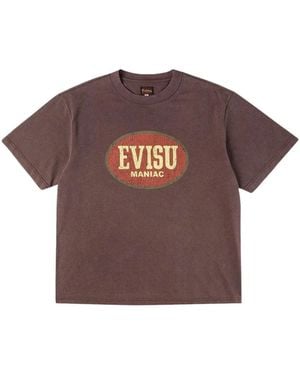 Evisu T-Shirts - Brown