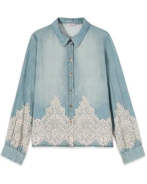 Oltre Denim Shirts - Azul