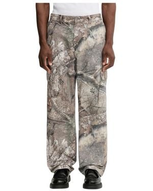 Represent Real Tree Camo Weite Hose - Grau