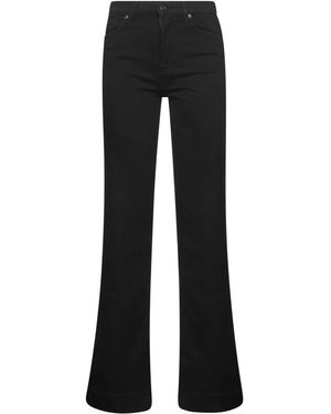 7 For All Mankind Boot-Cut Jeans - Zwart