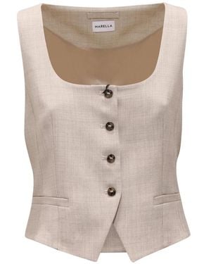 Marella Waistcoats - Natural