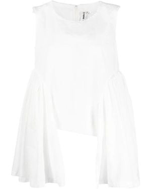 Comme des Garçons Sleeveless Tops - White