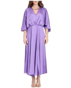 SIMONA CORSELLINI Maxi Dresses - Purple