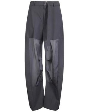 Sacai Wide Trousers - Blue
