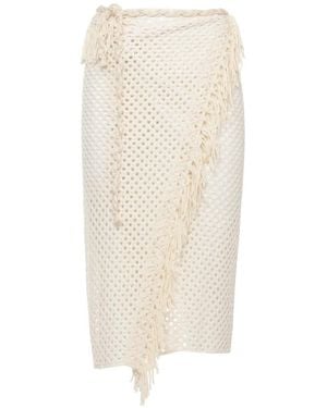 Miss Bikini Midi Skirts - Natural