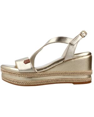 POPA Schoenen ,Geel ,Leer Sandalia Ipanema Laminado - Metallic