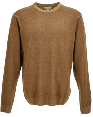 Woolrich Truien & Vesten ,Bruin ,Wol Gd Knitted Crewneck