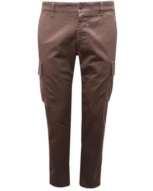 Mason's Slim-Fit Trousers - Brown