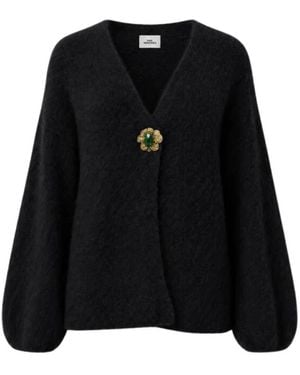 Pink Memories Truien & Vesten ,Zwart ,Gebreide Cardigan