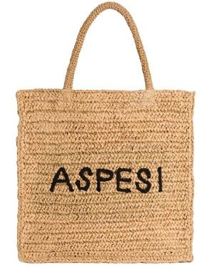 Aspesi Tote Bags - Neutro